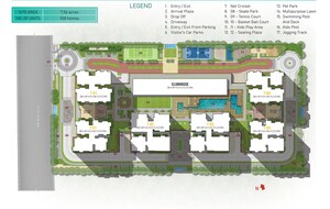 Master Plan in 3 BHK Apartment at Prestige Clairemont, Kokapet – for Sale