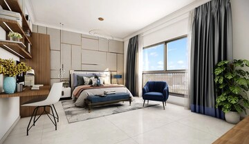 Living Room in 3 BHK Apartment at Prestige Clairemont, Kokapet – for Sale