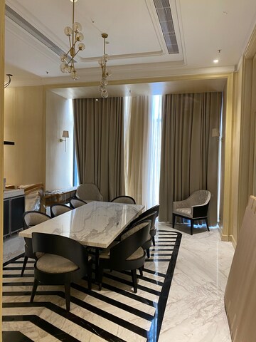 Team Area in 4 BHK Apartment at Bhartiya Leela Residences, Thanisandra Main Road – for Rent