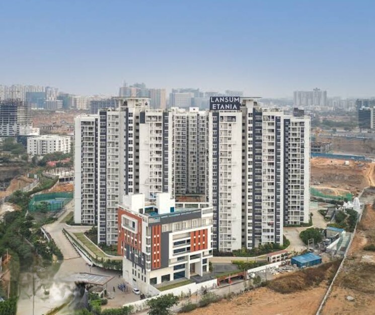 Exterior View, lansum-etania 3 Bedroom 1890 Sq.Ft. Apartment In Gachibowli Hyderabad 8622950