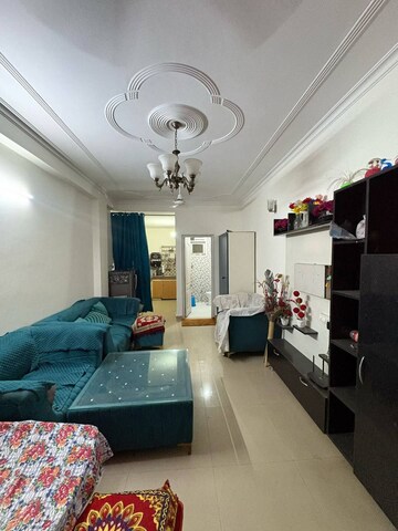 Living Room in 1 BHK Apartment at Freedom Fighters Enclave – for Rent