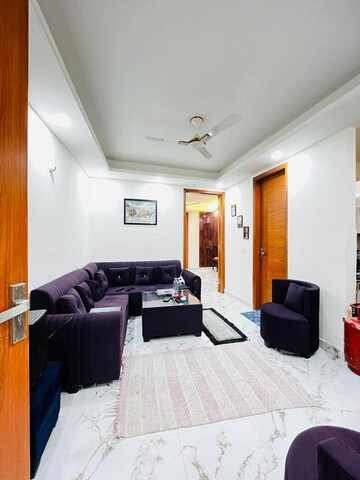 Living Room in 1 BHK Apartment at Freedom Fighters Enclave – for Rent