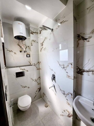 Bathroom in 1 BHK Apartment at Freedom Fighters Enclave – for Rent