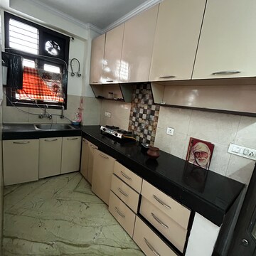 Kitchen in 2 BHK Builder Floor at Kotla Mubarakpur – for Rent