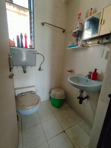 Bathroom in 1 BHK Apartment at Shiv Parvati, Malad West – for Rent