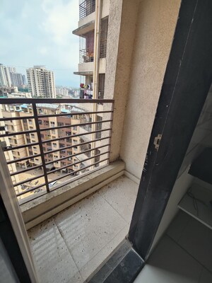 Balcony in 1 BHK Apartment at Rajaram Sukur Sapphire, Ghodbunder Road – for Sale
