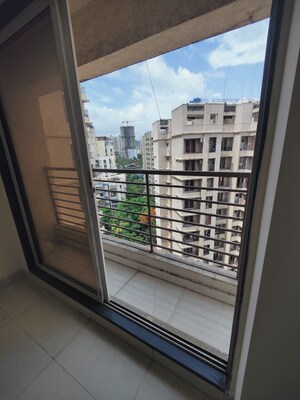 Balcony in 1 BHK Apartment at Rajaram Sukur Sapphire, Ghodbunder Road – for Sale