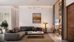 Living Room in 3 BHK Apartment at Amogaya Adorit, Katamnallur – for Sale