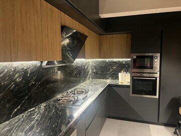 Kitchen in 3 BHK Apartment at Kalpataru Radiance, Goregaon West – for Rent