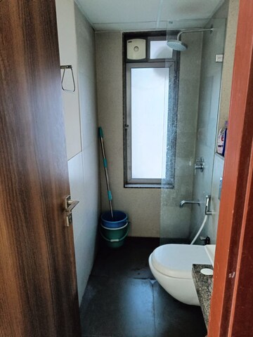 Bathroom in 2 BHK Apartment at Piramal Vaikunth, Balkum Pada – for Rent