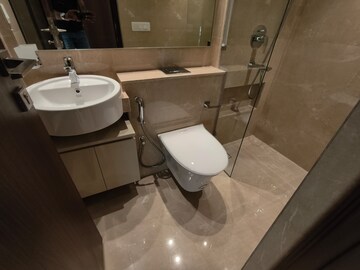Bathroom in 2 BHK Apartment at Castle Rock, Powai – for Rent
