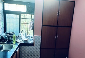Bathroom in 1 BHK Apartment at Highland Residency CHSL, Balkum Pada – for Rent