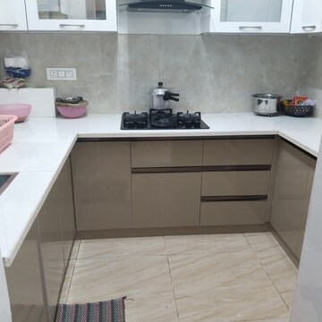 Kitchen in 3 BHK Apartment at Gaur Atulyam, Omicron I Greater Noida – for Rent