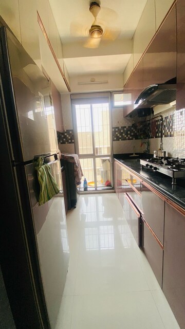 Kitchen in 1.5 BHK Apartment at Neel Sidhi Infinity, New Panvel – for Rent