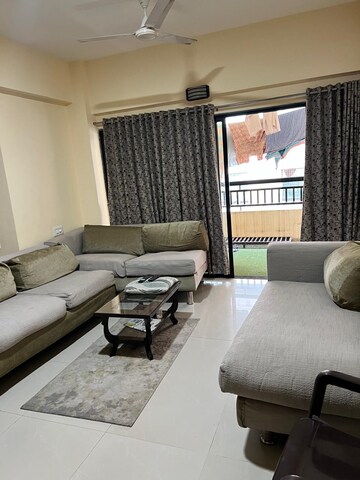 Living Room in 3 BHK Apartment at Vishwanath Ishaan 2, Satellite – for Rent