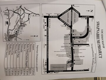  Plot – Map Location View at Swapnabhumi Integrated  Township, New Town - for Sale