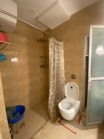 Bathroom in 3 BHK Apartment at Hiranandani Garden Brentwood, Powai – for Rent