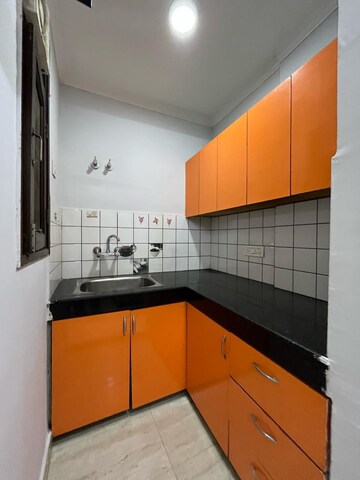 Kitchen in 1 BHK Builder Floor at Freedom Fighters Enclave – for Rent