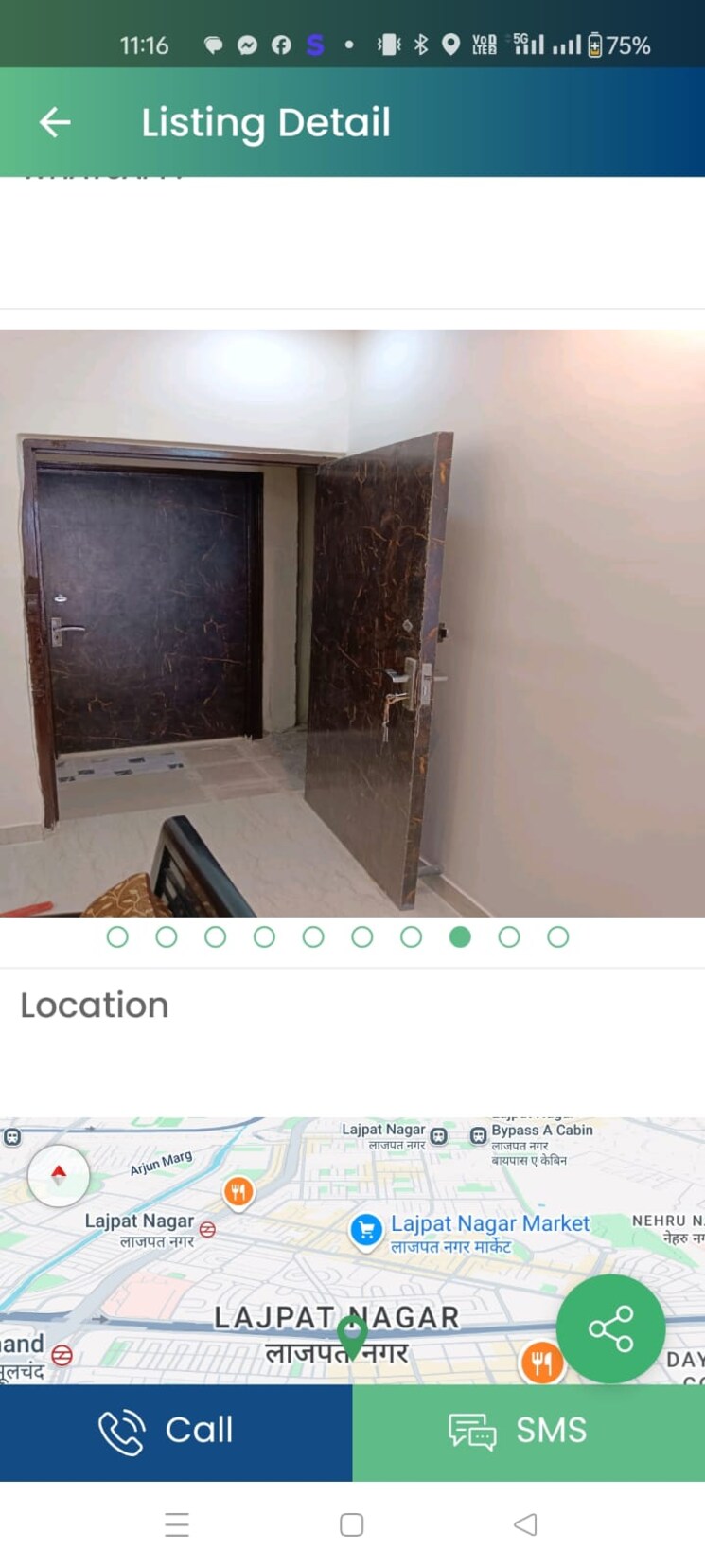 Room, lajpat nagar 4 1.5 Bedroom 550 Sq.Ft. Independent House In Lajpat Nagar 4 Delhi 8623646