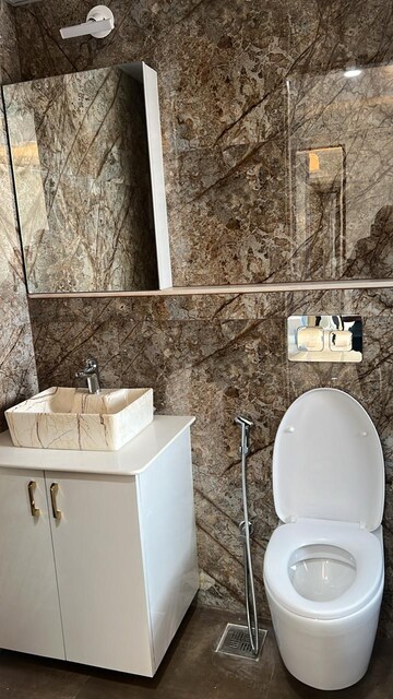 Bathroom in 2 BHK Apartment at Prabhadevi – for Sale