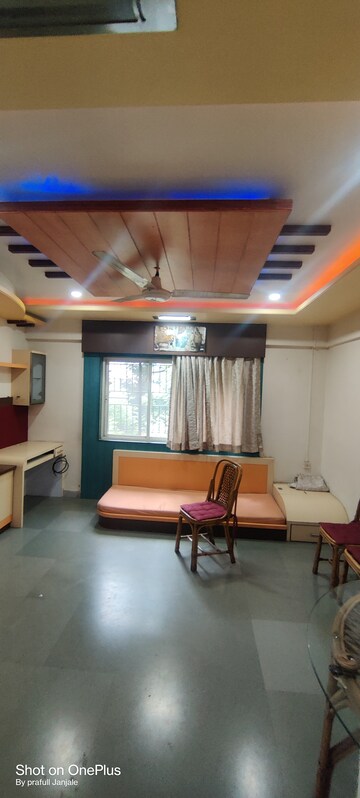 Living Room in 1 BHK Apartment at Nisarg CHS, Gokhalenagar – for Rent