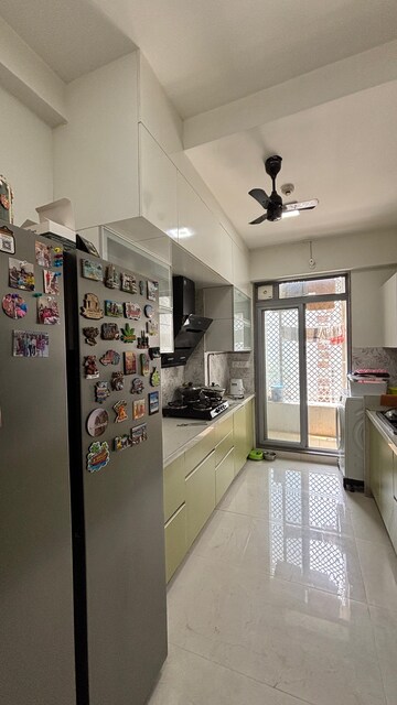 Living Room in 2.5 BHK Apartment at Piramal Vaikunth, Balkum Pada – for Rent
