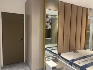 Master Bedroom in 3 BHK Apartment at Satyam Imperial Heights, Ghansoli – for Sale