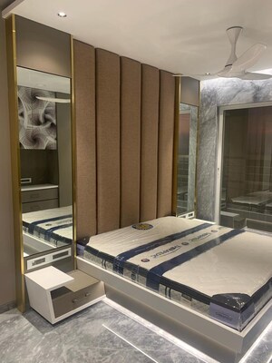 Bedroom in 3 BHK Apartment at Satyam Imperial Heights, Ghansoli – for Sale