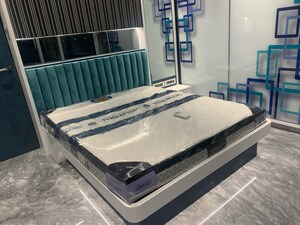 Bedroom in 3 BHK Apartment at Satyam Imperial Heights, Ghansoli – for Sale