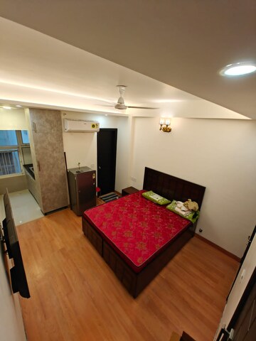 Bedroom in 1 BHK Apartment at Golden Sand Apartments, Dhakoli – for Rent