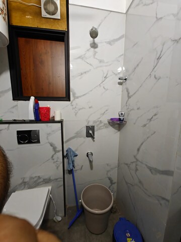 Bathroom in 2 BHK Builder Floor at Dhakoli – for Rent