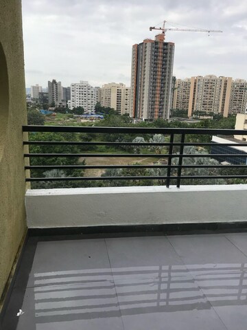 Balcony in 1 BHK Apartment at Aswani Green Valley, Wakad – for Rent