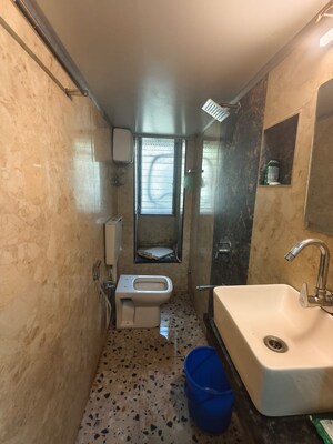 Bathroom in 1 BHK Apartment at Inlaks Nagar CHS, Andheri West – for Sale