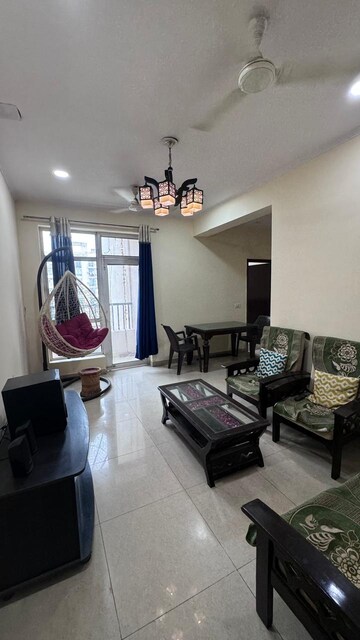 Living Room in 4 BHK Apartment at SKA Divya Towers, Sector 16 Greater Noida – for Rent