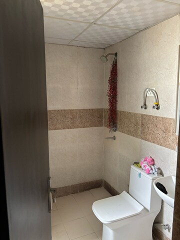 Bathroom in 4 BHK Apartment at SKA Divya Towers, Sector 16 Greater Noida – for Rent