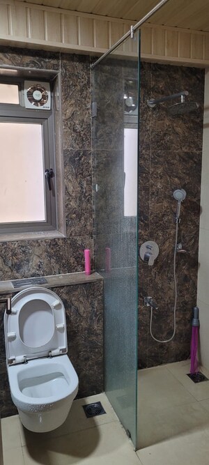 Bathroom in 2.5 BHK Apartment at Bhimjyani Verraton, Manpada – for Rent
