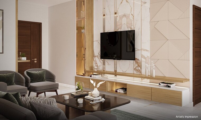 Living Room, adarsh-park-heights 3 Bedroom 1800 Sq.Ft. Apartment In Varthur Road Bangalore 8624308