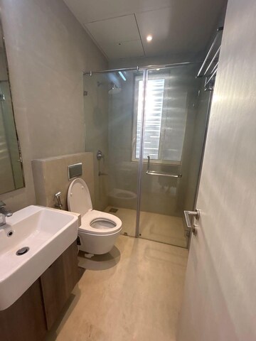 Bathroom in 3 BHK Apartment at Indiabulls Sky Forest, Lower Parel – for Rent