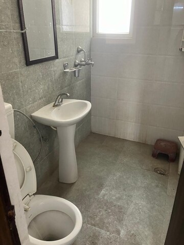 Bathroom in 3 BHK Apartment at Nirala Estate, Tech Zone 4 Greater Noida – for Rent