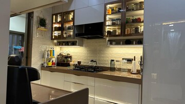 Kitchen in 3 BHK Apartment at Lodha Luxuria Priva, Majiwada – for Rent