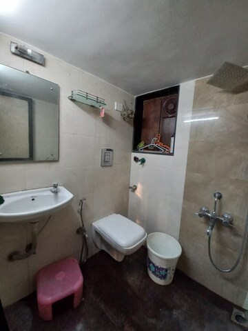 Bathroom in 2 BHK Apartment at Seawoods – for Rent