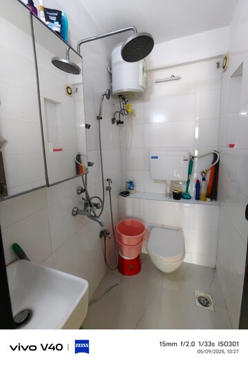 Bathroom in 1 BHK Apartment at Om Prabhu Manohar CHS, Seawoods Sector 50 – for Rent