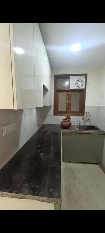 Kitchen in 2 BHK Builder Floor at Khirki Extension – for Rent