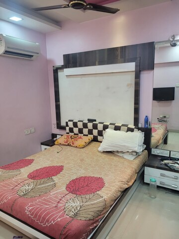 Bedroom in 3 BHK Apartment at Shiv Sai Paradise, Majiwada – for Sale