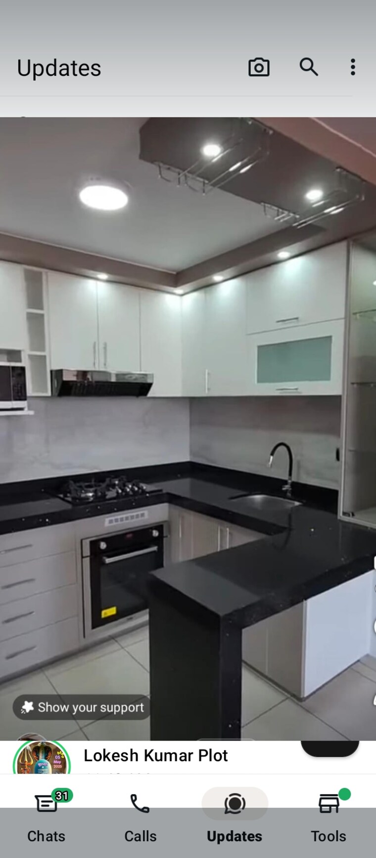 Kitchen, green-home 2 Bedroom 1150 Sq.Ft. Builder Floor In Sector 73 Noida 8625550