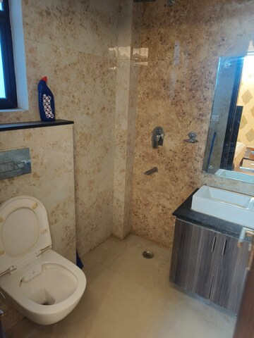Bathroom in 2 BHK Builder Floor at Laxmi Nagar – for Rent