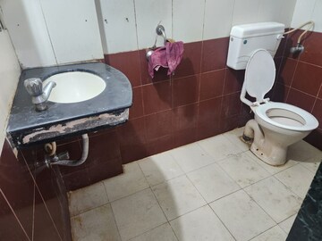 Bathroom in 1 BHK Apartment at Surya Kiran CHS Ghansoli, Ghansoli – for Rent
