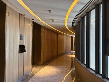 Building Lobby in 3 BHK Apartment at Lodha Trump Tower, Worli – for Rent