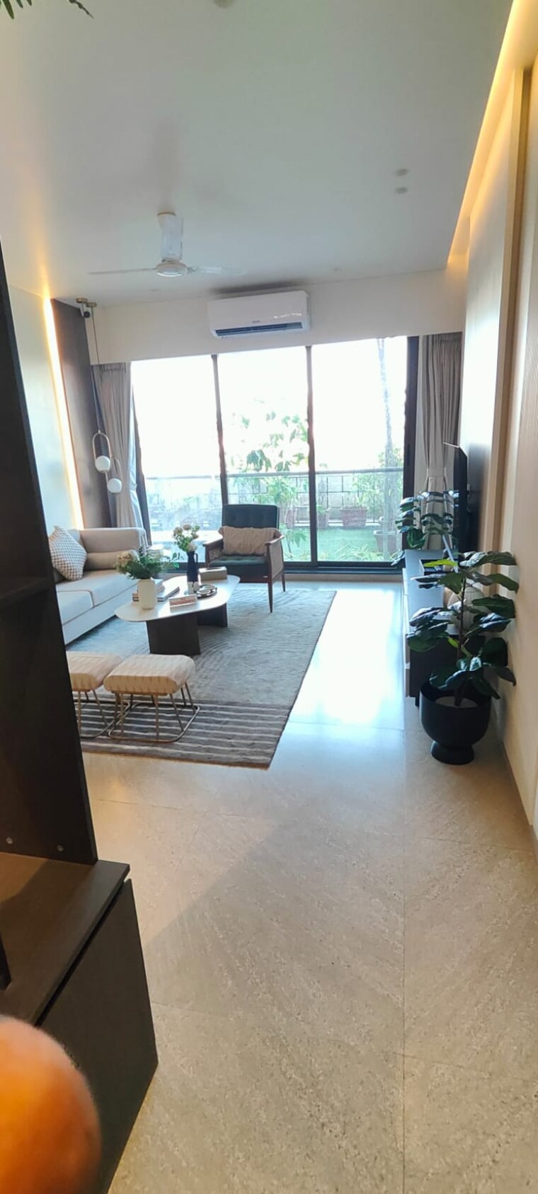 Living Room, naman-habitat 2 Bedroom 807 Sq.Ft. Apartment In Andheri West Mumbai 8626128