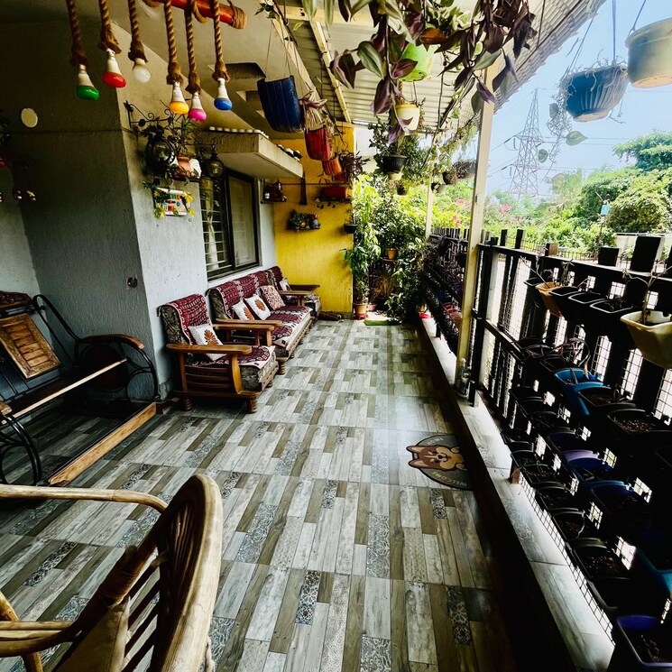 Balcony, paranjape-blue-ridge 3 Bedroom 1500 Sq.Ft. Builder Floor In Hinjewadi Pune 8626651